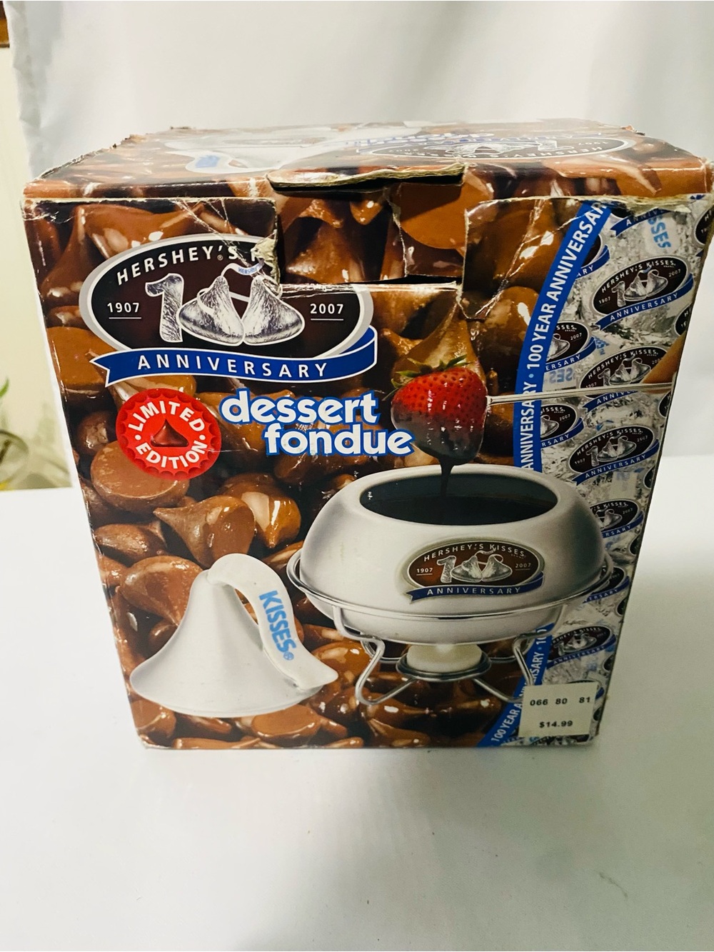 Limited Edition Dessert Fondue - Silver & White